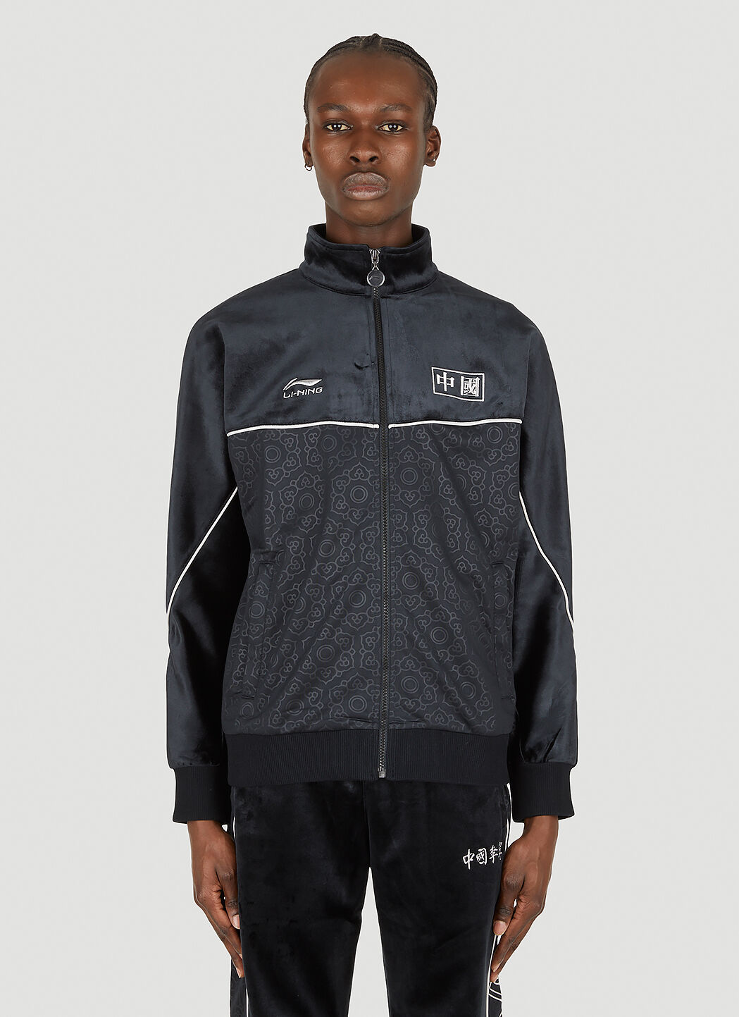 Li Ning x SORAYAMA x Hajime Sorayama Victor 001 Jacket in Black