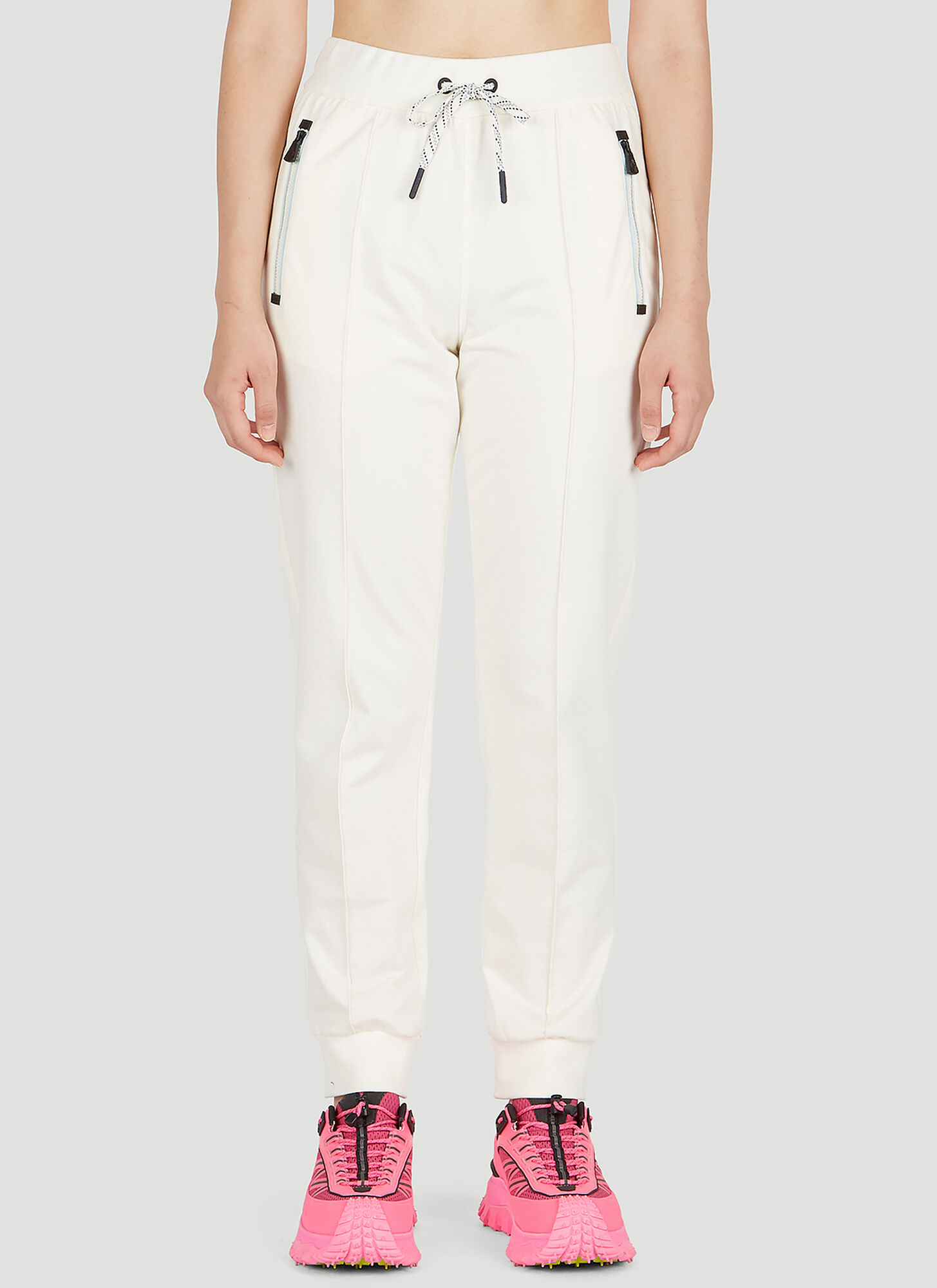 Moncler Track Pants In White