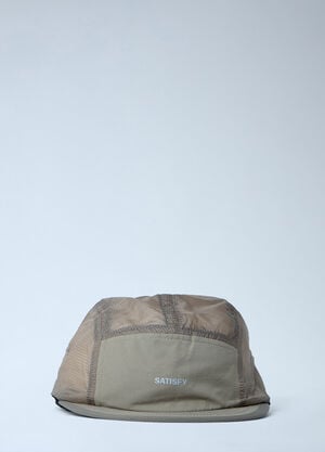 Satisfy Logo Motif Baseball Cap Brown sat0162013