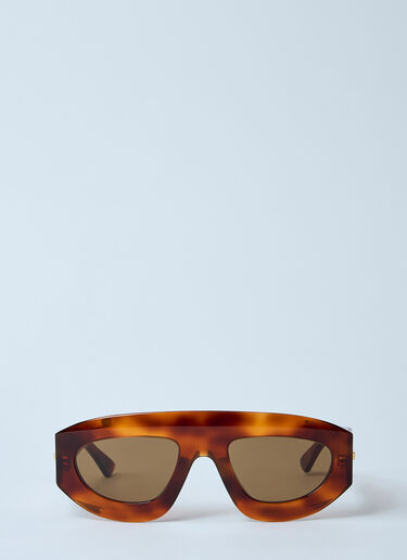 Bottega Veneta Ultrathin Mask Sunglasses Brown bos0259003