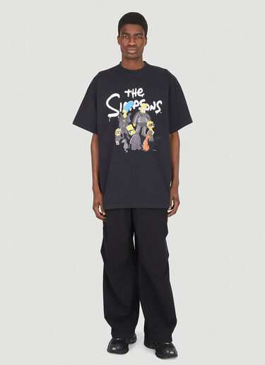 Balenciaga x The Simpsons Artwork T-Shirt Black bal0147001