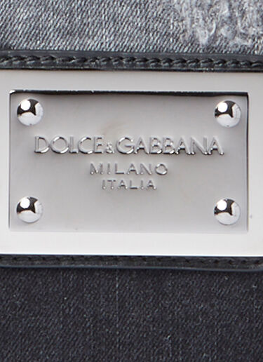 Dolce & Gabbana Logo Plaque Nylon Belt Bag Black dol0154011