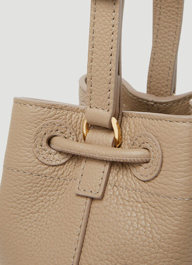 Burberry Mini TB Bucket Handbag Beige bur0253072