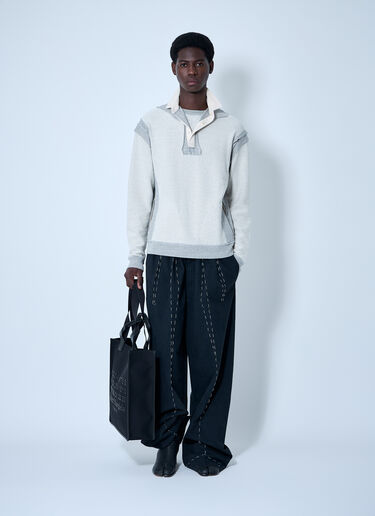 Maison Margiela 칼라 맨투맨  화이트 mla0159003