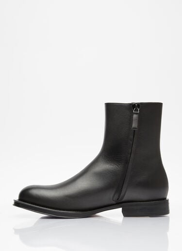 Lanvin Medley Zip Ankle Boots Black lnv0153022