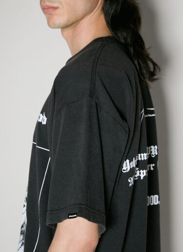 Yohji Yamamoto x Neighborhood ロゴプリントTシャツ  ブラック yoy0156022