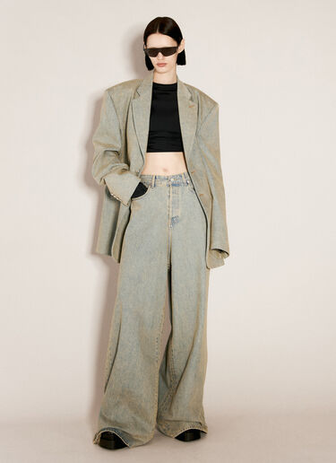 VETEMENTS 데님 테일러드 블레이저  블루 vet0356001