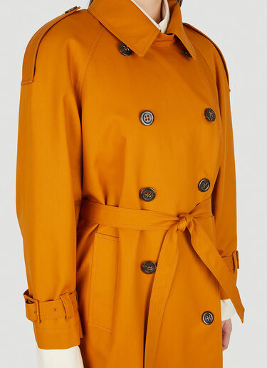 Rodebjer Lois Double Breasted Trench Coat Orange rdj0248002