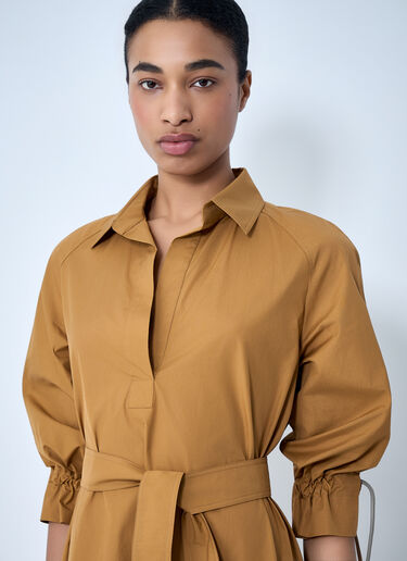 Max Mara Belted Shirt Dress Camel max0264020