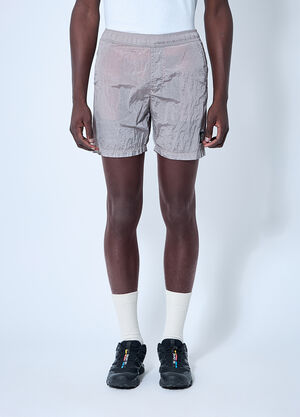 Stone Island Logo Patch Shorts Pink sto0160066