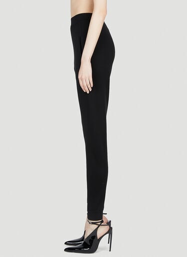 テーパードトラックパンツ Saint Laurent テーパードトラックパンツ ブラック sla0252005