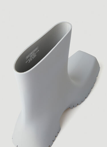 Balenciaga Trooper Rubber Ankle Boots Light Grey bal0148010