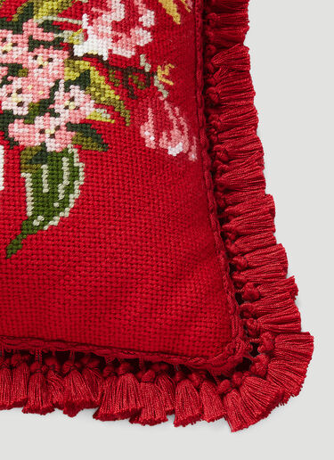 Gucci Flowers Vase Cushion Red wps0638414