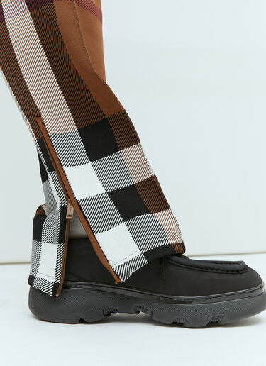 Burberry Check Track Pants Brown bur0153017