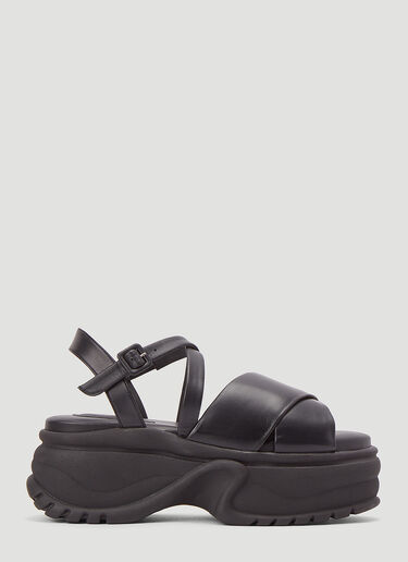 Simone Rocha Platform Sandals Black sra0244013