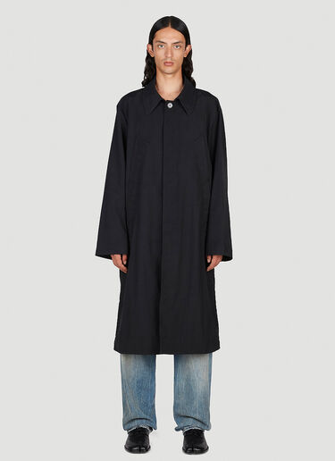 MM6 Maison Margiela Oversized Pocket Trench Coat Black mmm0153001