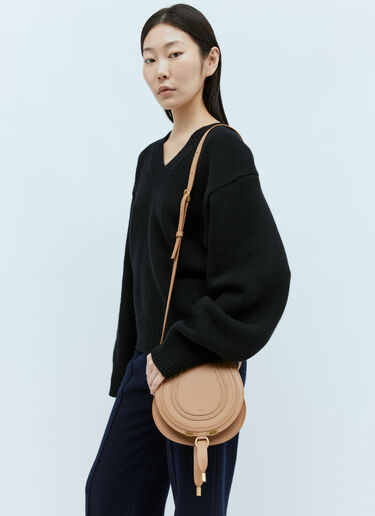 Chloé マーシー スモールサドルバッグ ベージュ chl0255052