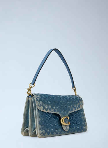 Coach Tabby Shoulder Bag 36 in Regenerative Cotton Denim Blue coa0265031