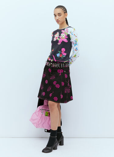 Duelling Toys Fitted Jersey Top Chopova Lowena Duelling Toys Fitted Jersey Top Black cho0254004