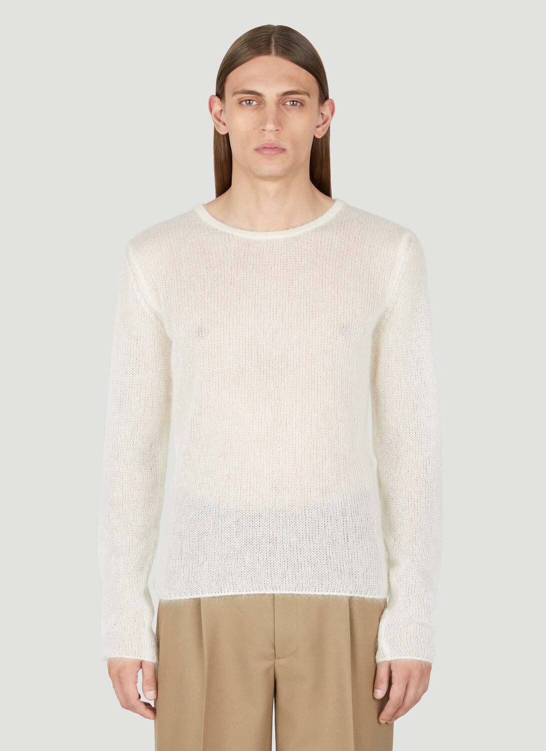 Gucci Mohair And Silk Sweater In Cream