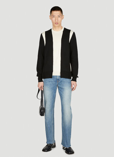 Alexander McQueen Colour Block Sweater Black amq0152007