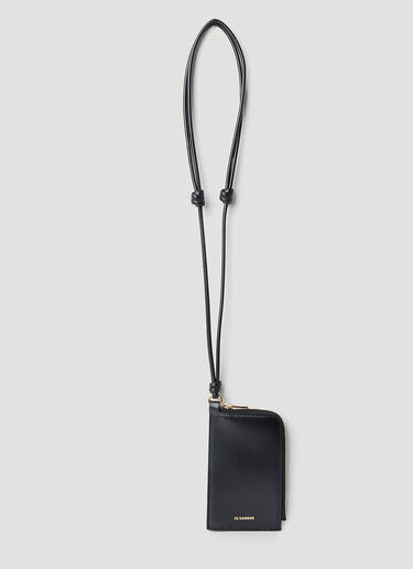 Jil Sander 엔벨로프 랜야드 지갑 블랙 jil0251015