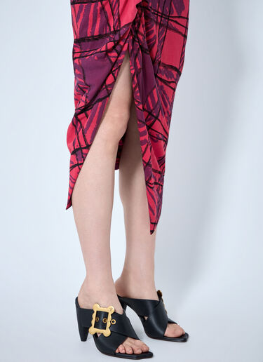 LN-CC® - Vivienne Westwood: Long Monday Pulling Dress - Pink Vivienne Westwood Long Monday Pulling Dress Pink vvw0265016