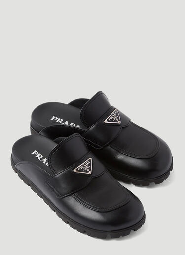 Prada 皮革便鞋 黑色 pra0248049