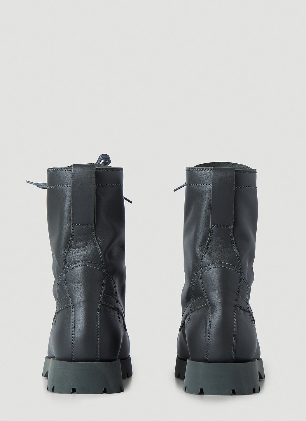 Jil sander combat boots top