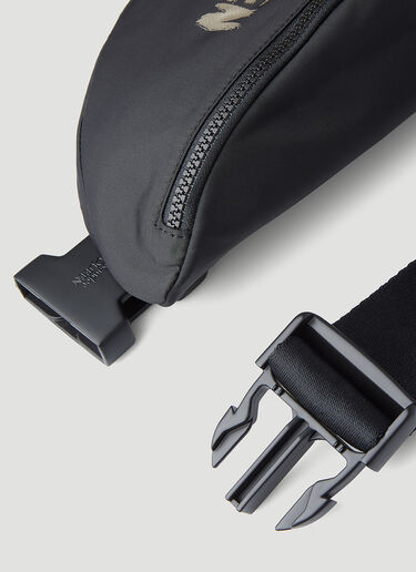 Alexander McQueen 그래피티 로고 벨트 백 블랙 amq0147062