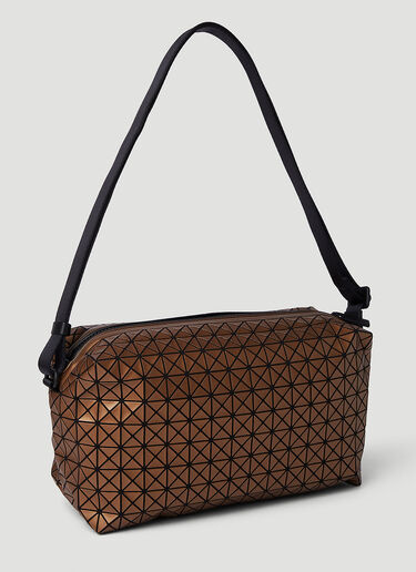 Bao Bao Issey Miyake Saddle Crossbody Bag Brown bao0151006