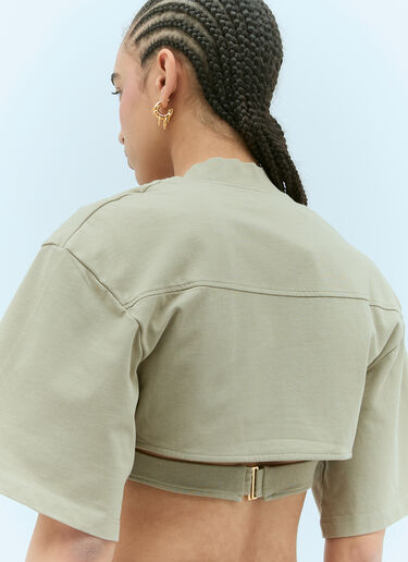 Jacquemus Le Bahia Court T 恤 卡其色 jac0256041