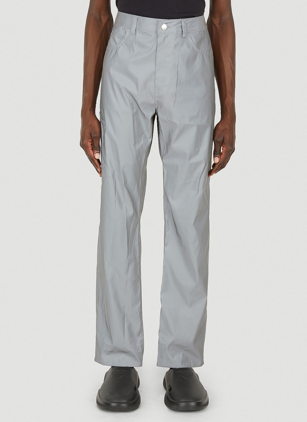Grey best sale reflective pants
