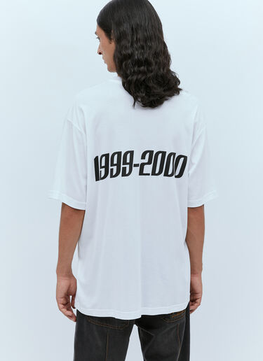 Song for the Mute Oversized Logo Print T-Shirt White sfm0154017