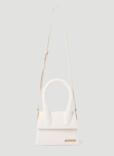 Jacquemus Le Chiquito Moyen Handbag Cream jac0254076