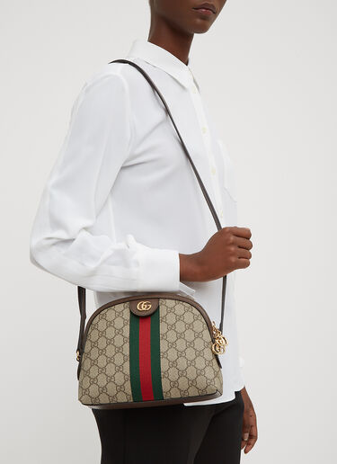 Gucci Ophidia Small Shoulder Bag Brown guc0231003