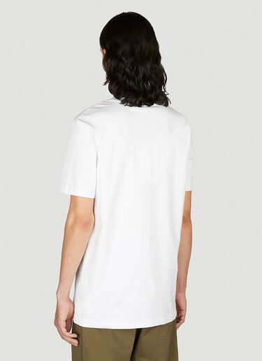 Moncler Logo Print T-Shirt White mon0153007