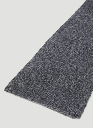 Dries Van Noten Soft Knit Scarf Grey dvn0154036