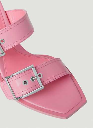Alexander McQueen Punk 高跟穆勒鞋 粉 amq0251018