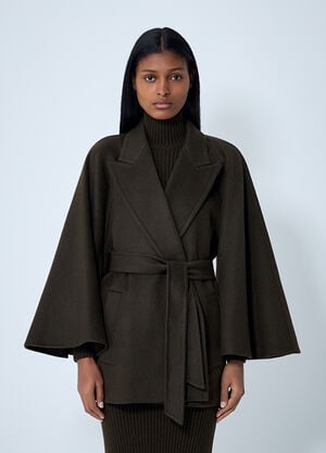 Max Mara Verna Short Coat Green max0262054