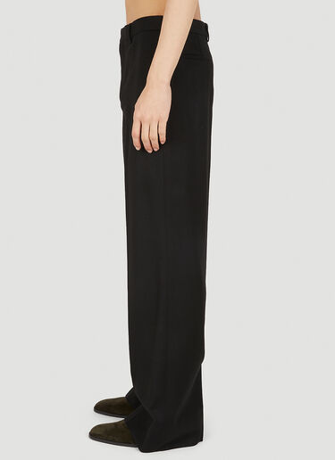 Saint Laurent Straight Leg Pants Black sla0149089