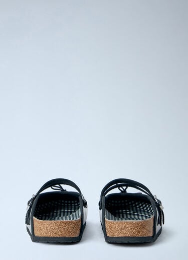 LN-CC® - Birkenstock 1774 x Repetto: Patent Leather Buckle Mules - Black Birkenstock 1774 x Repetto Patent Leather Buckle Mules Black brs0265007
