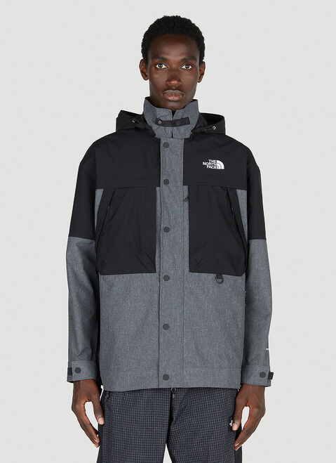 The North Face Logo Print Hooded Jacket Grey tnf0152046