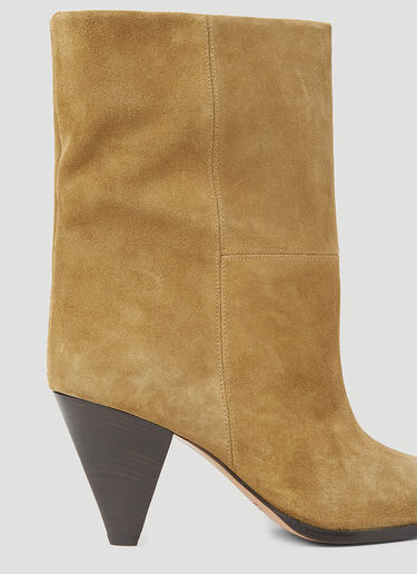 Isabel Marant Rouxa Suede Boots Camel ibm0253023