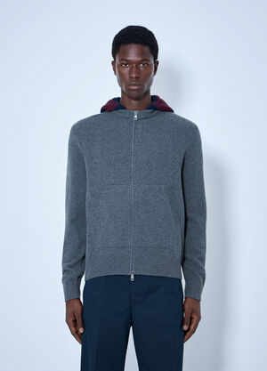 Moncler Zip-Up Hoodie Navy mon0165014