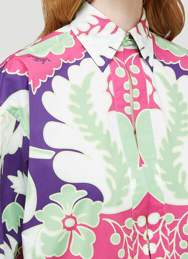 Valentino Printed Shirt Purple val0243009