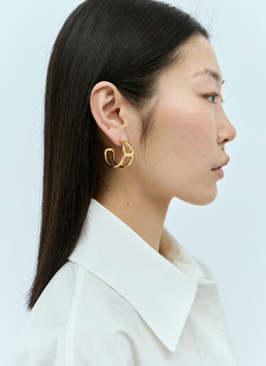 Chloé Marcie Hoop Earrings Gold chl0255073