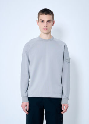 Stone Island Ghost Logo Patch Sweatshirt Pink sto0160007