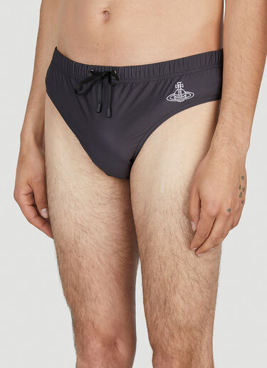 Vivienne Westwood Orb Swim Briefs Black vvw0152002