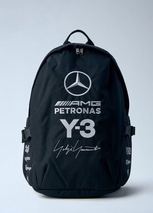 Y-3 MERCEDES Embroidered Logo Backpack Black yyy0364072